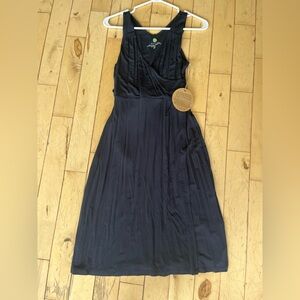 Dakini Blue Sleeveless V-neck Maxi Dress